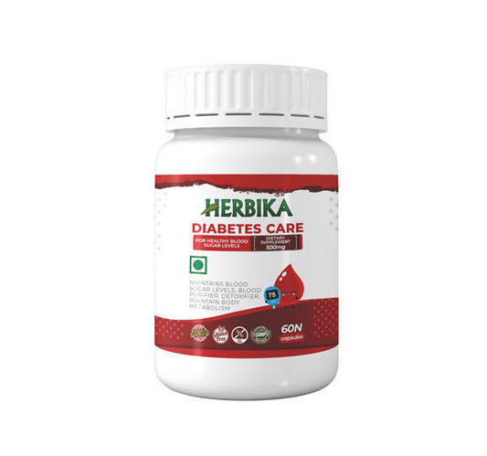 Herbika Diabetes Care Capsules | Swadesiicart