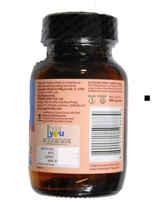 Organic India Women Well Being Capsules - Swadesiicart
