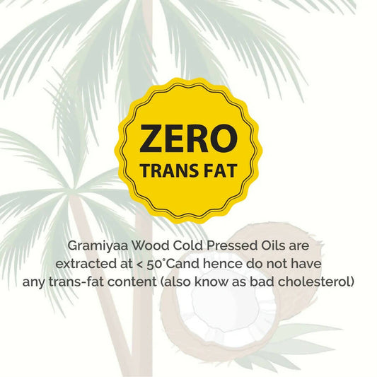 Gramiyaa Wood Cold Pressed Coconut Oil - Swadesiicart