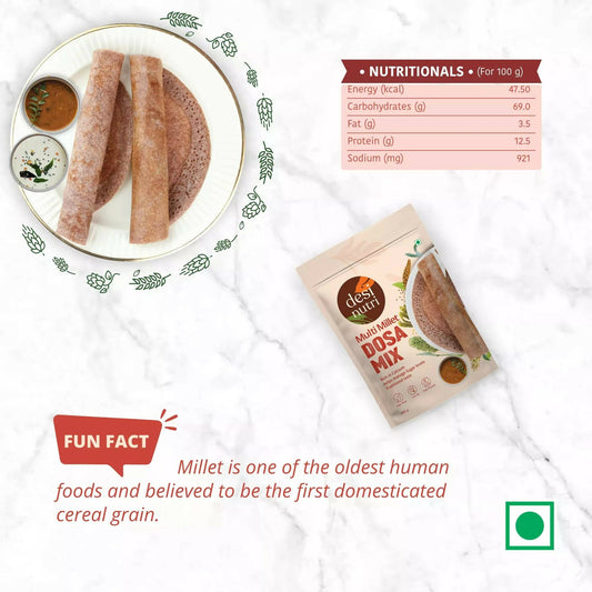 Desi Nutri Multi Millet Dosa Mix - Swadesiicart