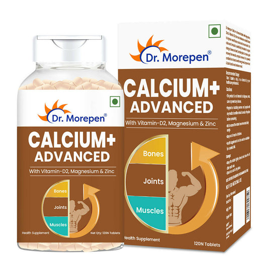 Dr. Morepen Calcium+ Advanced Tablets with Vitamin - D2, Magnesium & Zinc - Dr Morepen