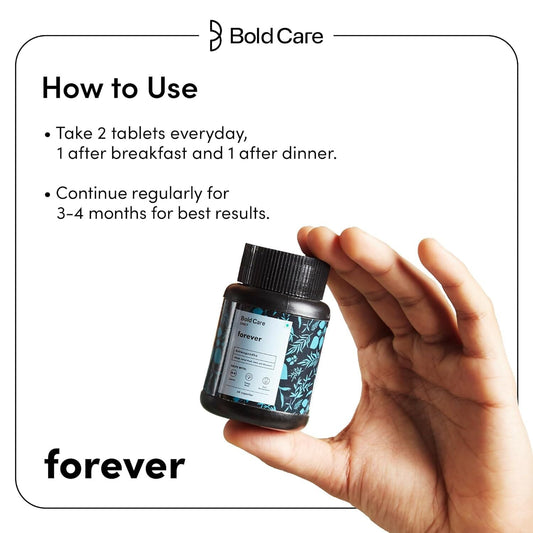 Bold Care Forever - Natural Stamina Supplement Capsules - Swadesiicart