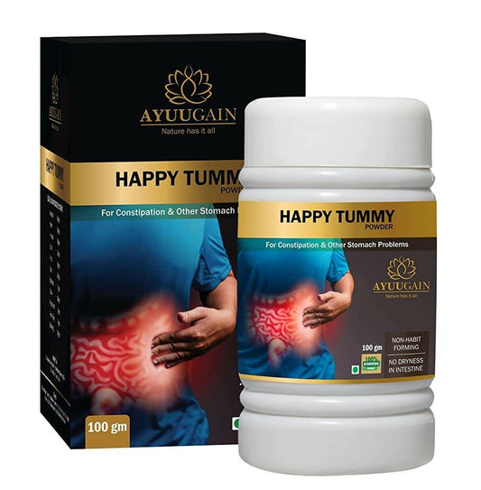 Ayuugain Happy Tummy Powder for Constipation Relief - Ayuugain
