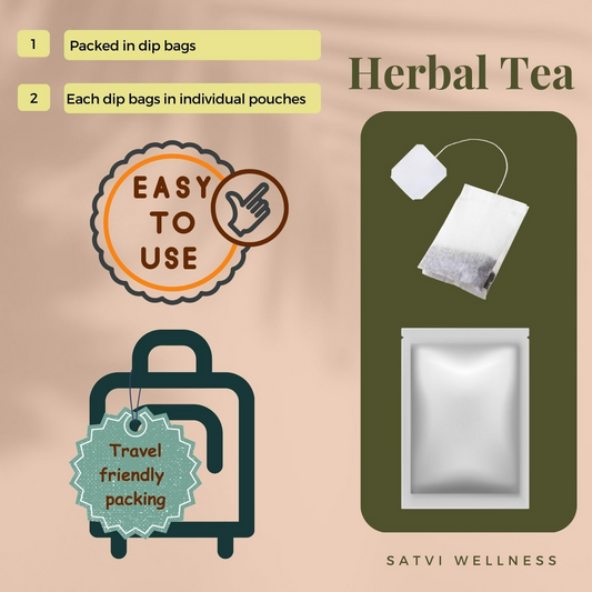 Satvi Wellness Milk Thistle Seed Tea Bags | Herbal Tea