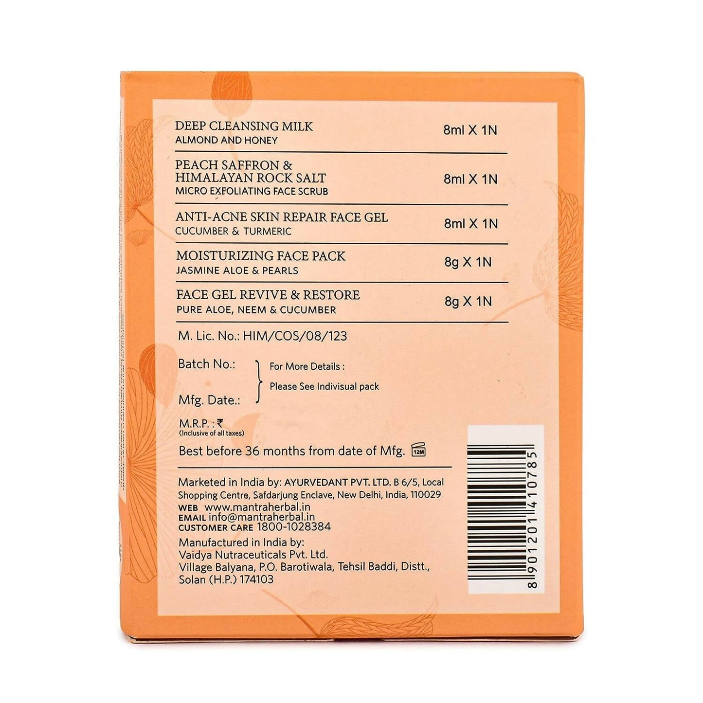 Mantra Herbal Anti- Acne Facial Kit - Swadesiicart