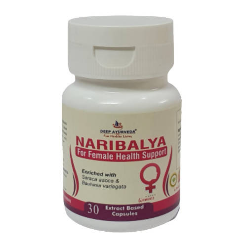 Deep Ayurveda Naribalya 500mg Veg Capsules - Swadesiicart