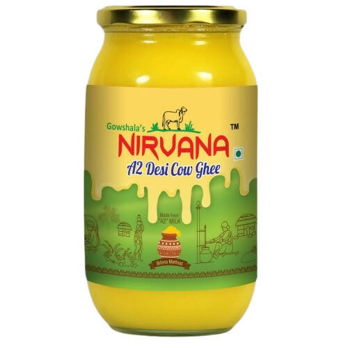 Gowshala's Nirvana A2 Desi Cow Ghee | Made From A2 Desi Cow's Milk | Premium Desi Ghee | Swadesiicart