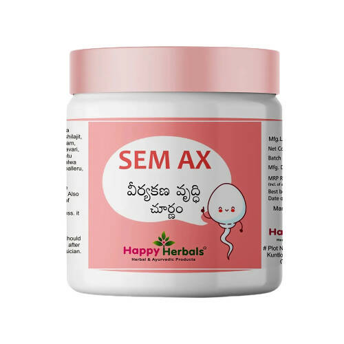 Happy Herbals Sem Ax Powder | Swadesiicart