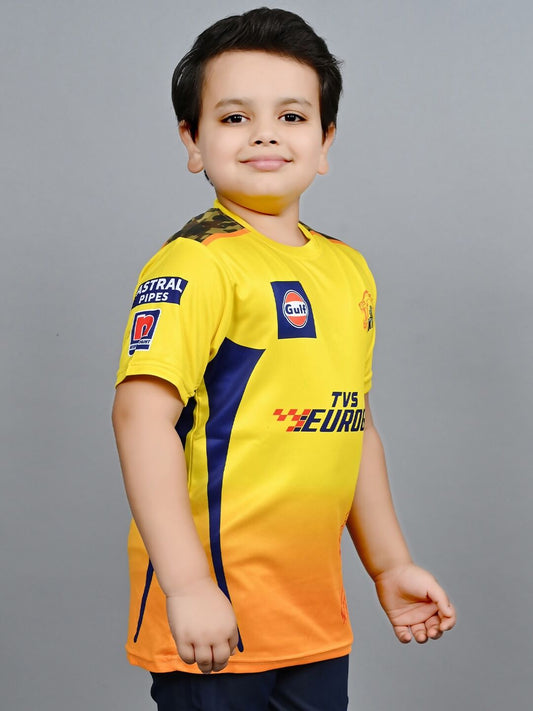 Baesd Boys Round Neck IPL Cricket Jersey T20 T-shirt