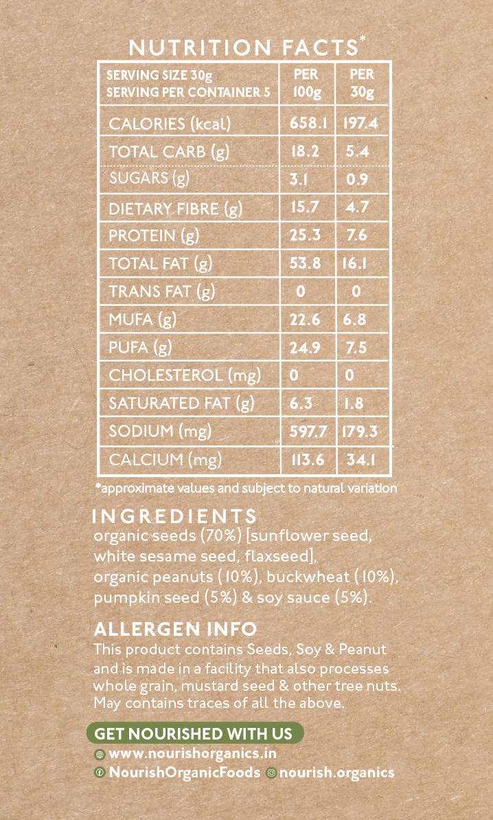 Nourish Organics Omega Seed Mix - Swadesiicart