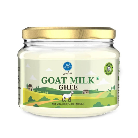 Aadvik Goat Milk Ghee | Made From Grass Fed Goats Milk | Natural & Pure Ghee | Swadesiicart