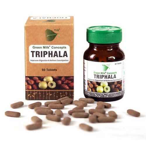 Apex Ayurveda Green Milk Concepts Triphala Tablets - Swadesiicart