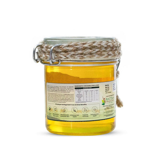 Upaveda Desi Badri Cow Pure A2 Ghee | Pure A2 Gir Cow Bilona Ghee | 100% Gir Cow Ghee | Traditional Cow Ghee | Swadesiicart