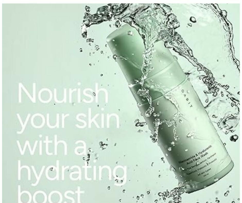 Gabit Niacinamide & Hyaluronic Acid Foaming Face Wash - Swadesiicart