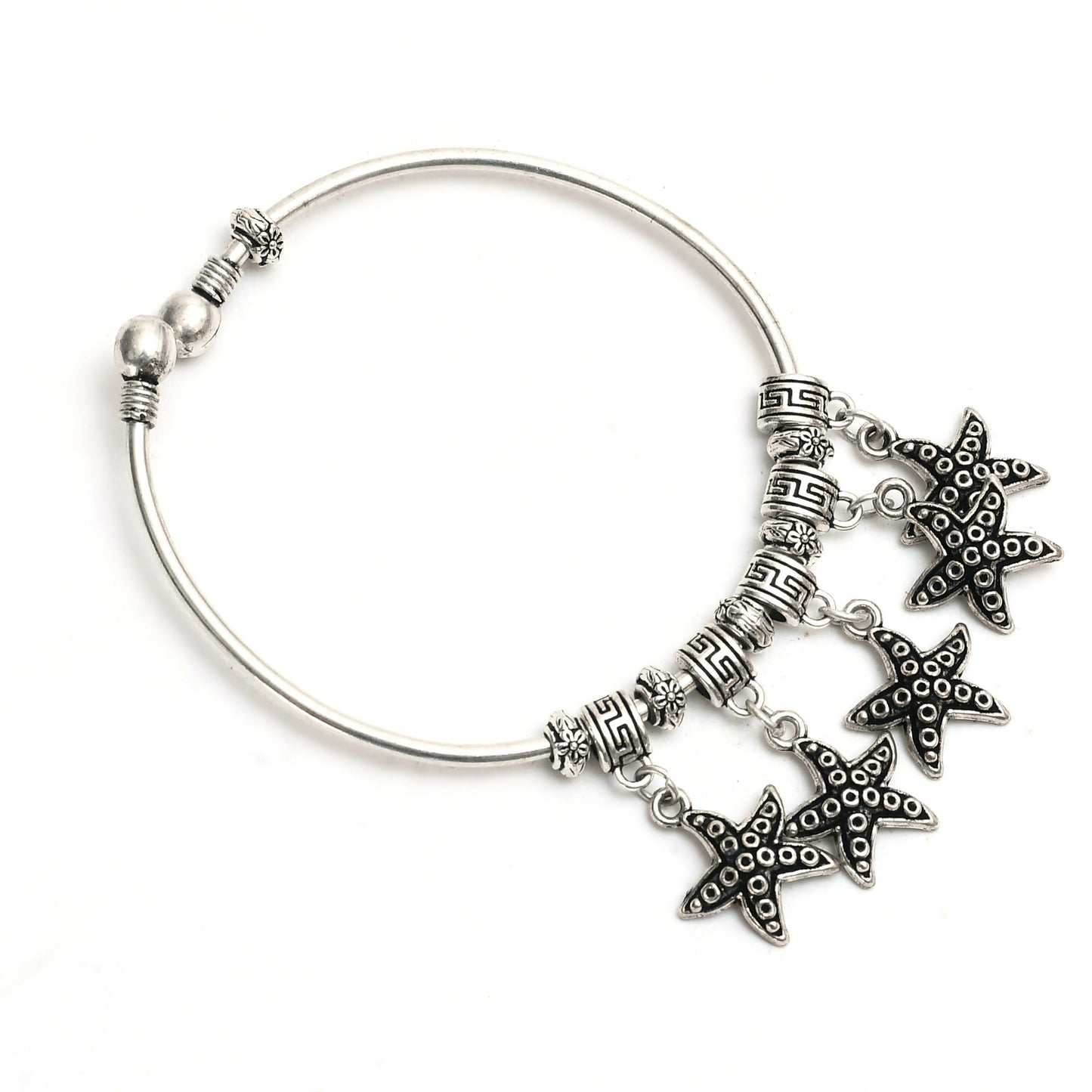 Mominos Fashion Johar Kamal Oxidised Silver-Plated Stone Work Necklace Handicraft | Swadesiicart