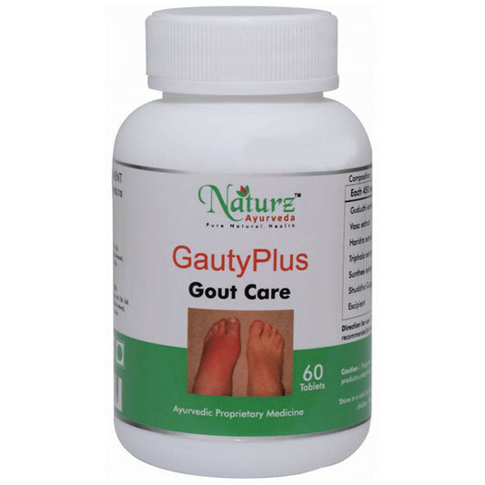 Naturz Ayurveda Gauty Plus Gout Care Tablets | Swadesiicart