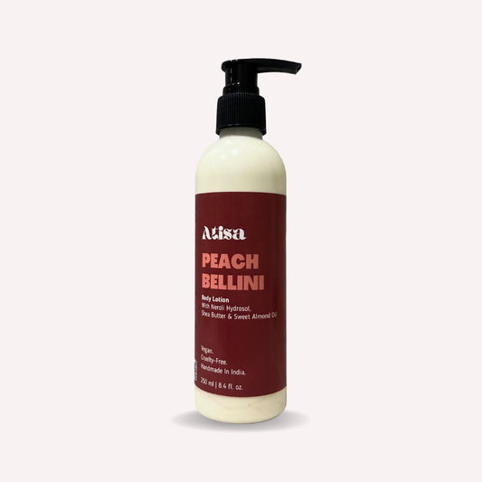 Atisa Peach Bellini Body Lotion | Swadesiicart