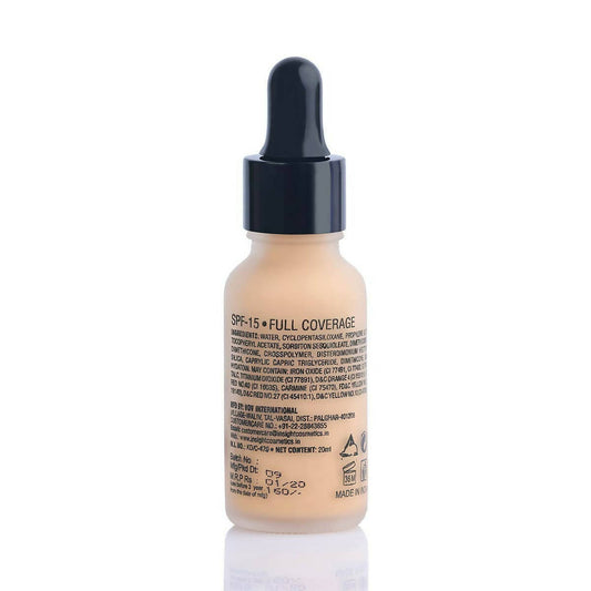 Insight Cosmetics Ultra-Thin Second Skin Long Wear Liquid Foundation - Sun Beige - Swadesiicart