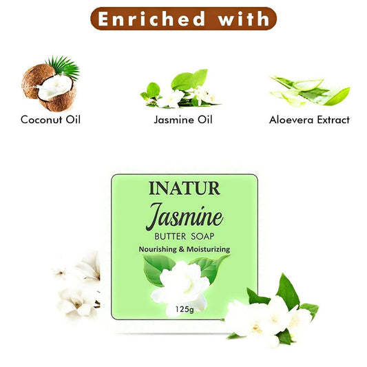 Inatur Jasmin Butter Soap - Swadesiicart