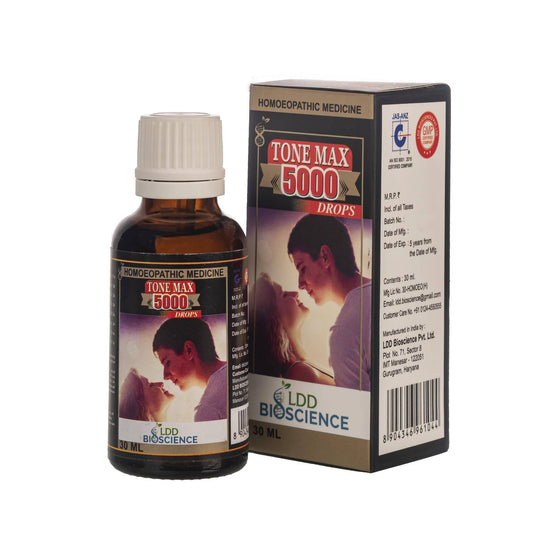 LDD Bioscience Homeopathy Tone Max 5000 Drops | Swadesiicart