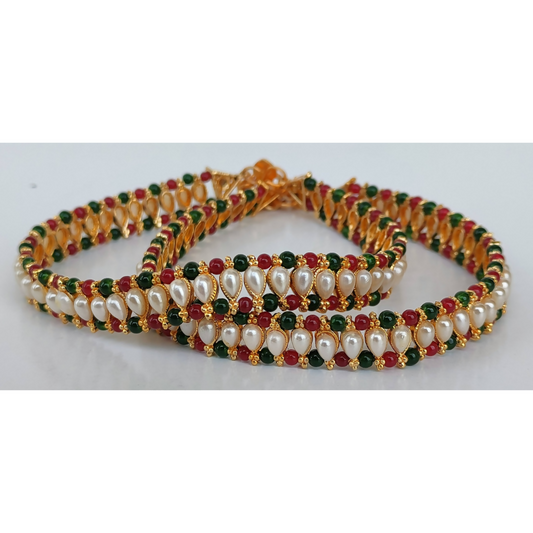 Multicolor beaded Anklets for Adults | Swadesiicart