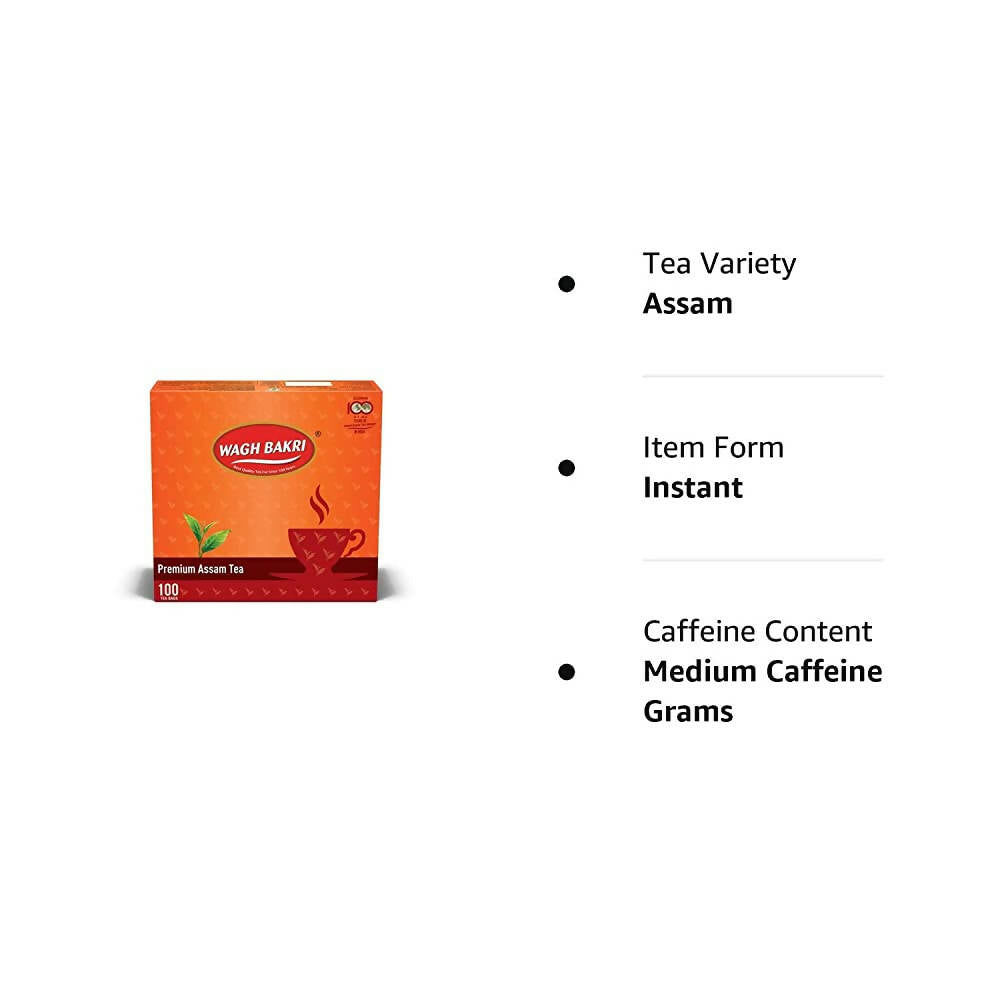 Wagh Bakri Premium Assam Tea Bags - Swadesiicart