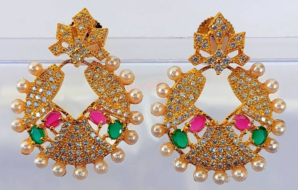 Multicolor Ad Earrings - Mokshi Collections