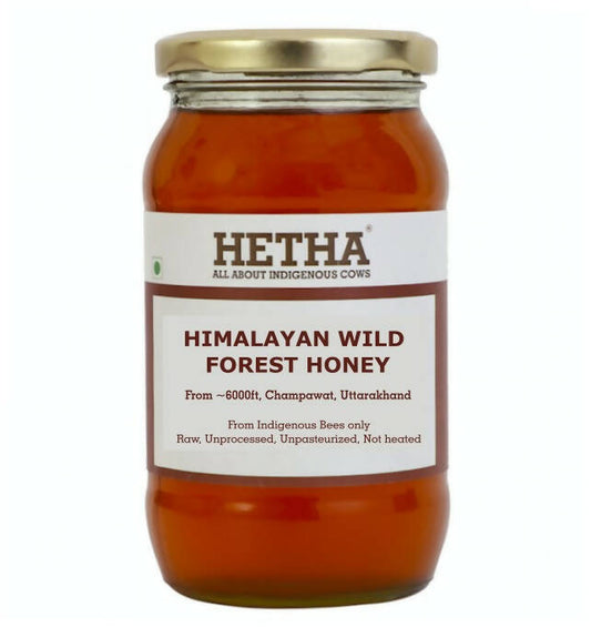 Hetha Pure Himalayan Wild Forest Raw Honey - NMR Passed | Unprocessed | Unpasteurized - Hetha Organics LLP
