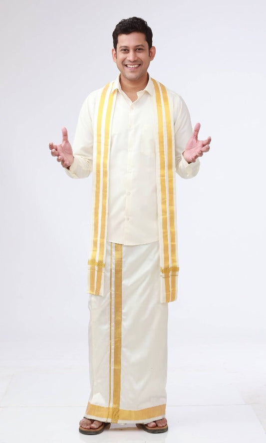 Rajavivaha Silk Dhoti | Swadesiicart