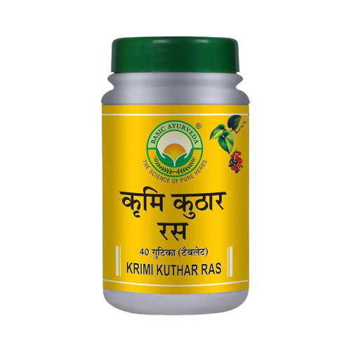 Basic Ayurveda Krimi Kuthar Ras Tablet | Swadesiicart