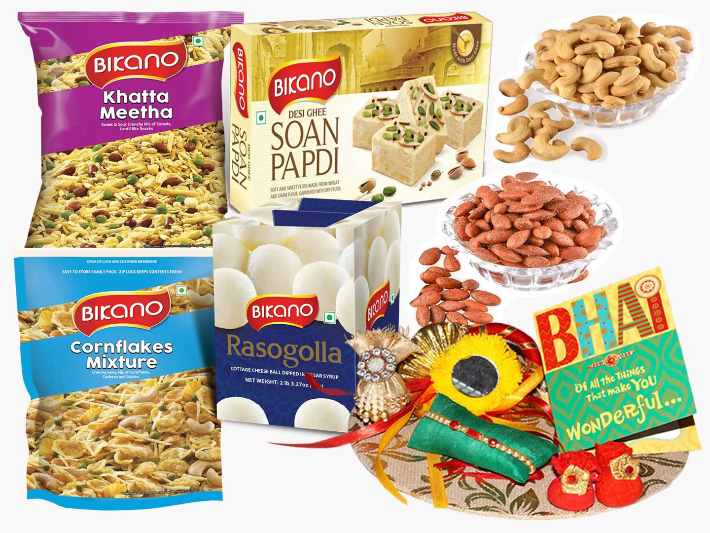 Bikanervala All Time Gift Hamper and Dryfruits Rakhi Gifts - Bikanervala