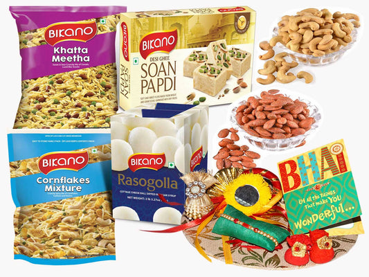 Bikanervala All Time Gift Hamper and Dryfruits Rakhi Gifts - Bikanervala
