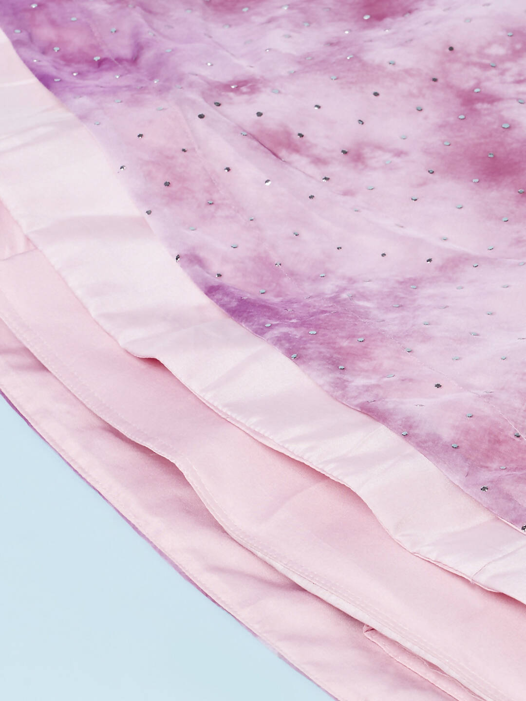 House of Panchhi Lavender Organza Floral Printed Lehenga choli & Dupatta | Swadesiicart