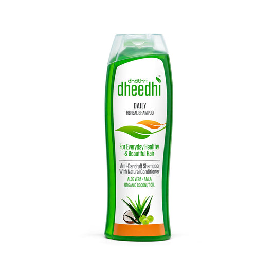 Dhathri Dheedhi Daily Herbal Shampoo To Reduce Dandruff & Promote Hair Growth - Dhathri Ayurveda