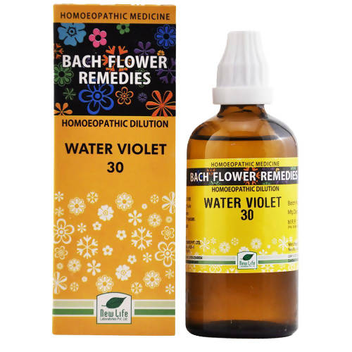 New Life Homeopathy Bach Flower Remedies Water Violet Dilution | Swadesiicart