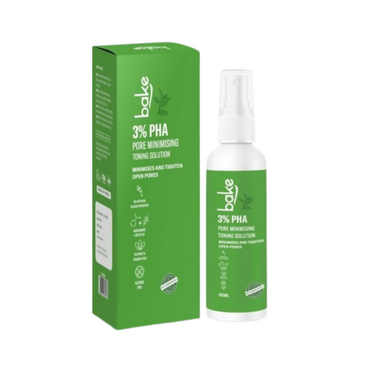Bake 3% Pha Pore Minimising Toner With Gluconolactone & Niacinamide For Open Pores & Acne | Swadesiicart