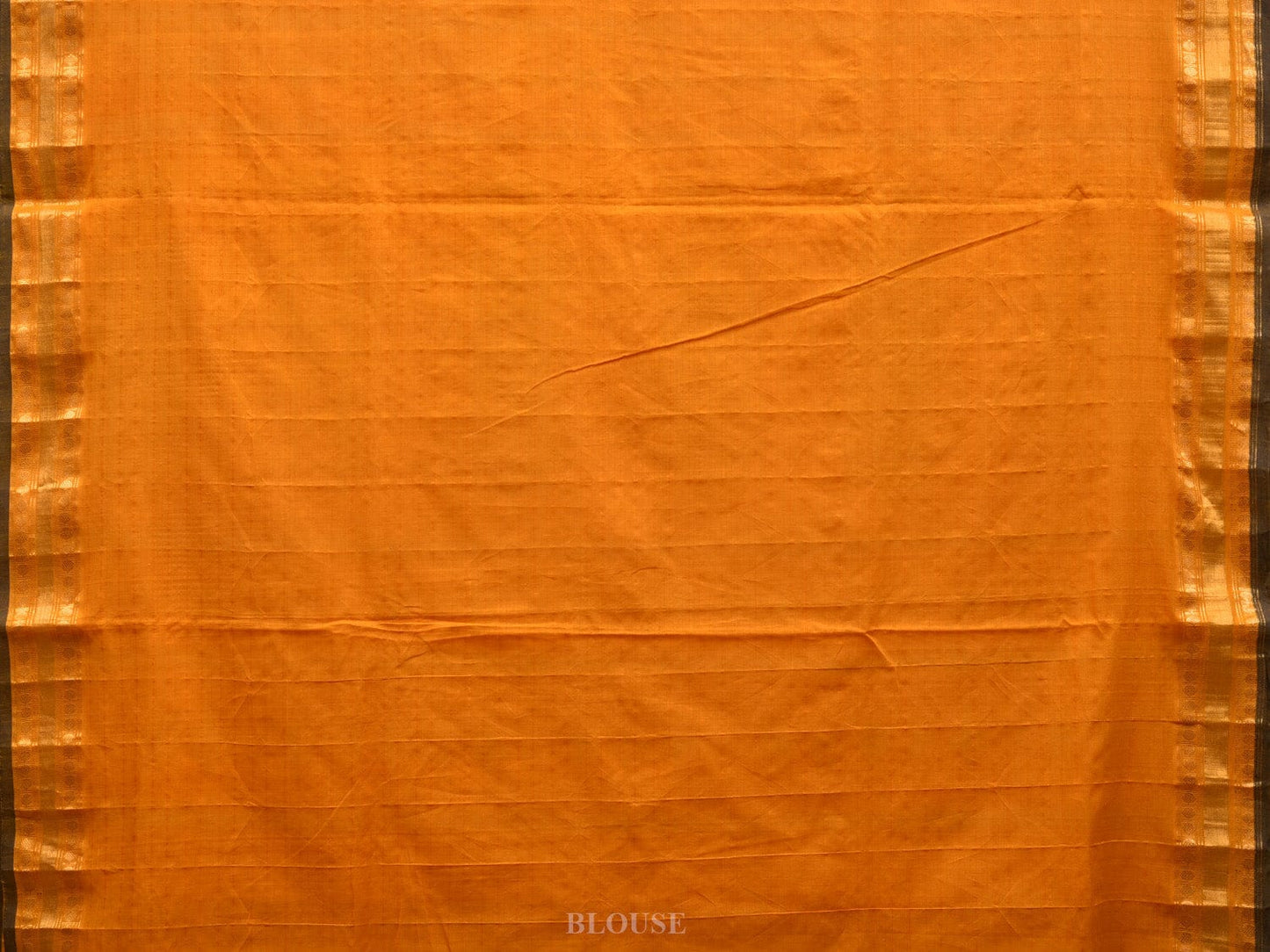 Yellow Uppada Cotton Handloom Saree with Karpur Pallu Design - Global Threads | Swadesiicart