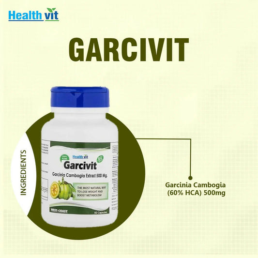 Healthvit Garcivit Capsules - Swadesiicart