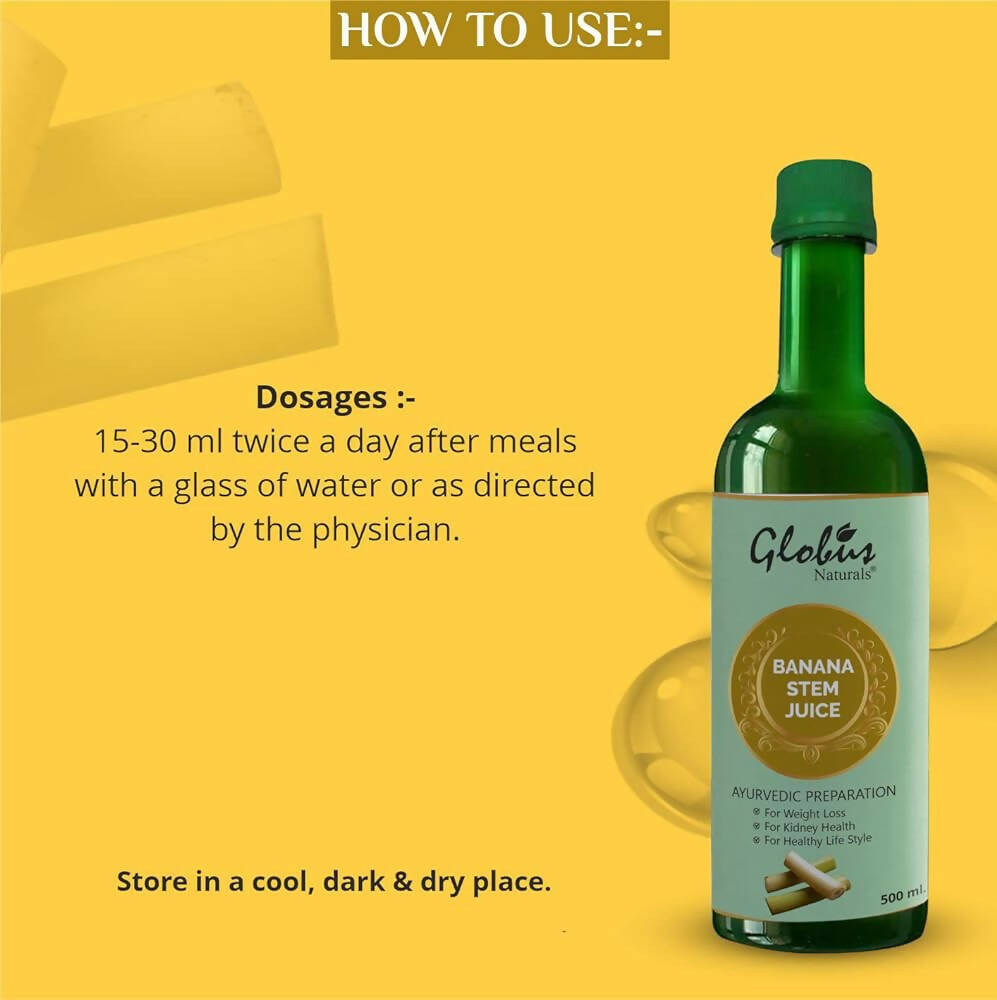 Globus Naturals Banana Stem Juice - Swadesiicart