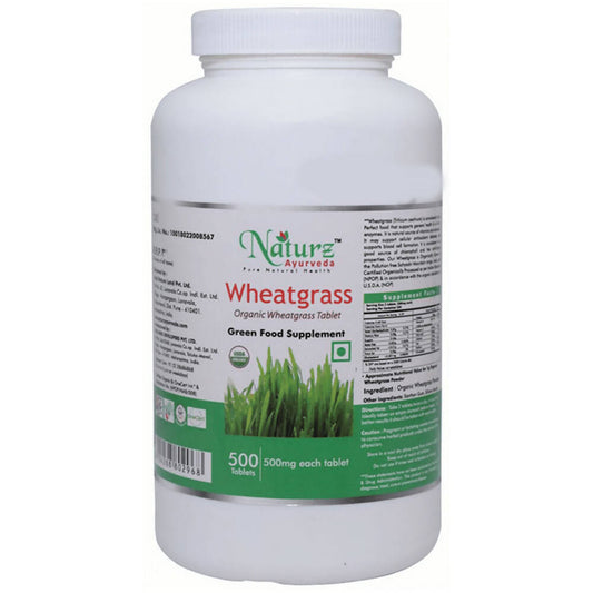 Naturz Ayurveda Wheatgrass Tablets | Swadesiicart