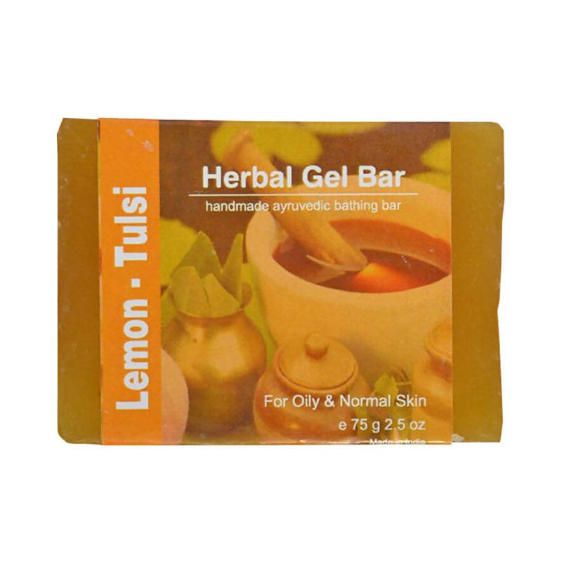 Jain Lemon Tulasi Herbal Gel Bar | Swadesiicart