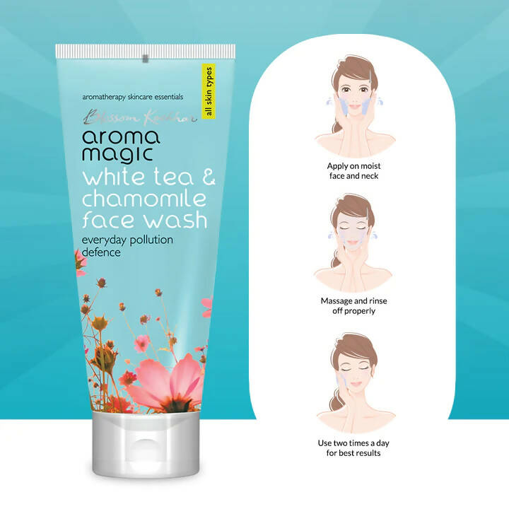 Blossom Kochhar Aroma Magic White Tea & Chamomile Face Wash - Swadesiicart