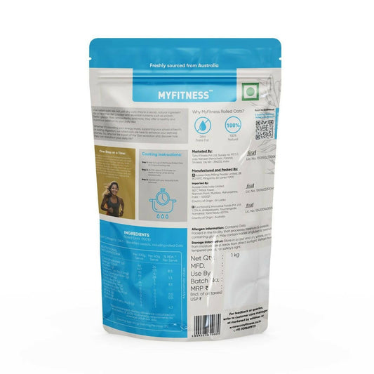 Myfitness Rolled Oats | Swadesiicart