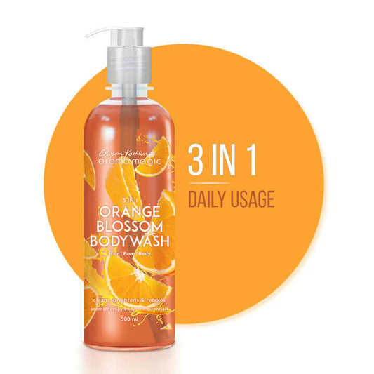 Blossom Kochhar Aroma Magic 3-in-1 Orange Blossom Body Wash | Energizing Aromatherapy Body Wash - Swadesiicart