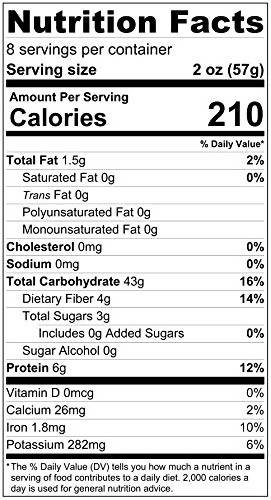 Siddhagiri's Satvyk Organic Whole Wheat Pasta Penne Facts