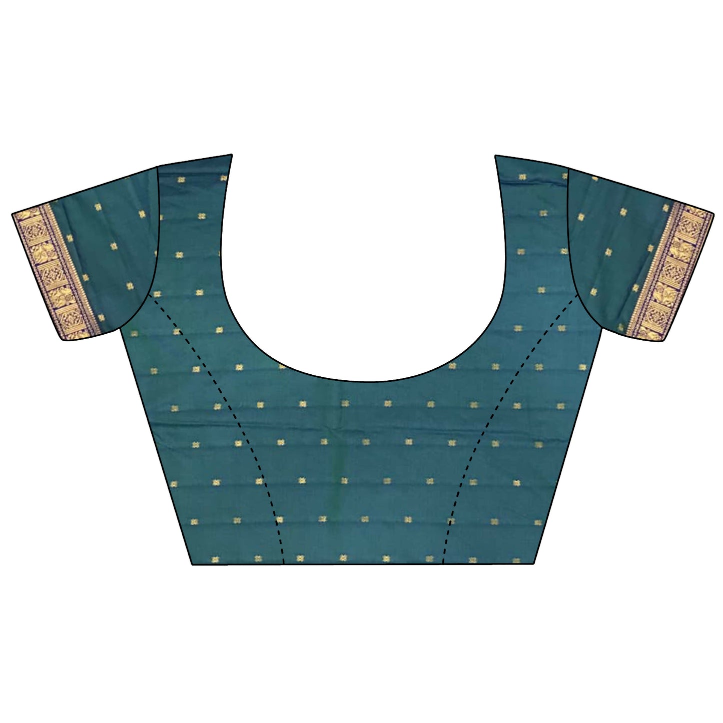 Joban Fashion Green Banarasi Soft Silk Woven Butti Saree | Swadesiicart
