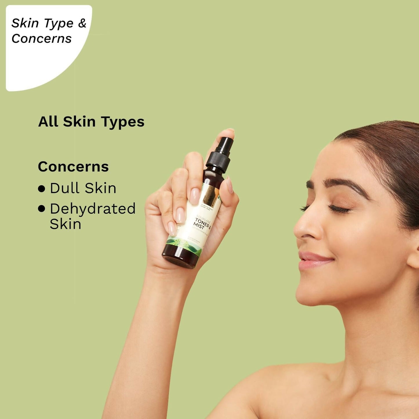 Pilgrim Spanish Face Toner For Glowing Skin, Refreshes & Hydrates Skin, Open Pores Tightening, Acne Prone Skin - Swadesiicart