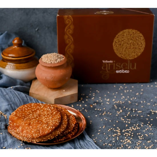 Vellanki Foods Ariselu (Oil) | Andhra Style Sweet Ariselu | Authentic South Indian Sweets - Swadesiicart