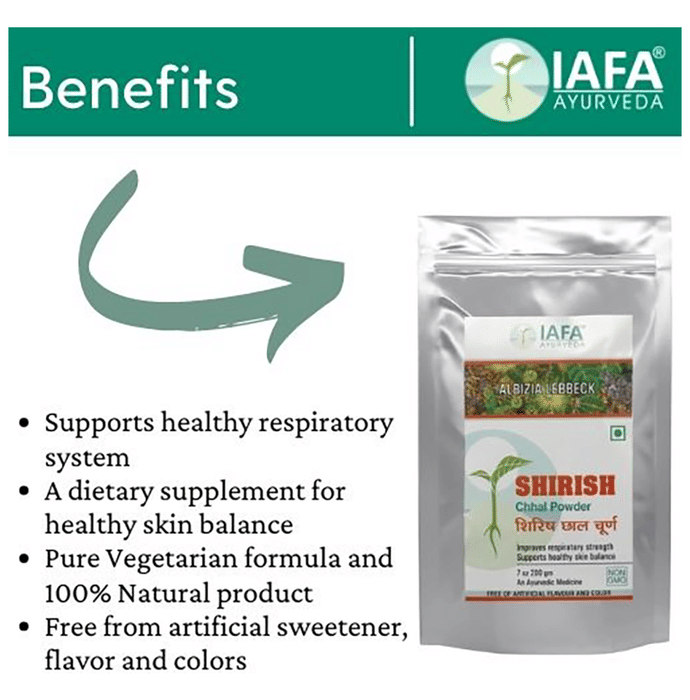 Iafa Ayuveda Shirish Chhal Powder | Swadesiicart