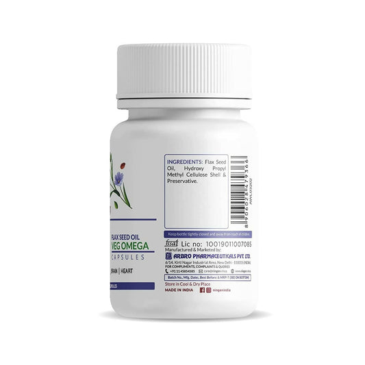 Ningen Flax Seed Oil Capsules - Swadesiicart